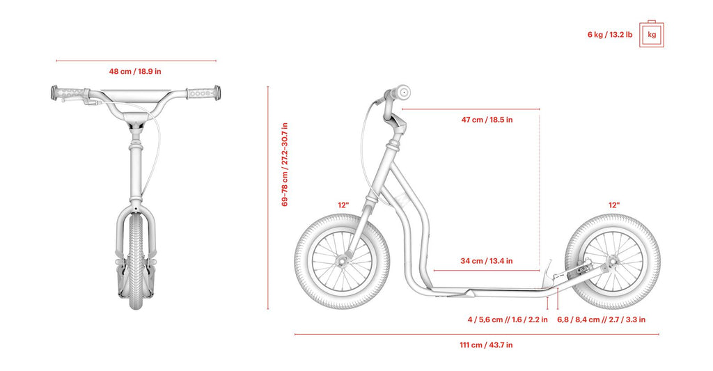 Tretroller für Kinder ab 4 Jahren